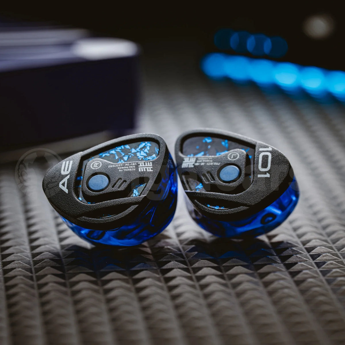 TANGZU X Angelears AE101 In-Ear Monitor - Purple 10mm Glass Diaphragm Dynamic Driver Gaming Earphones