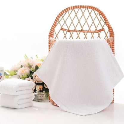 White Face & Hand Towels – Soft Small Towels for Kitchen, Hotel, Restaurant & Kindergarten Use