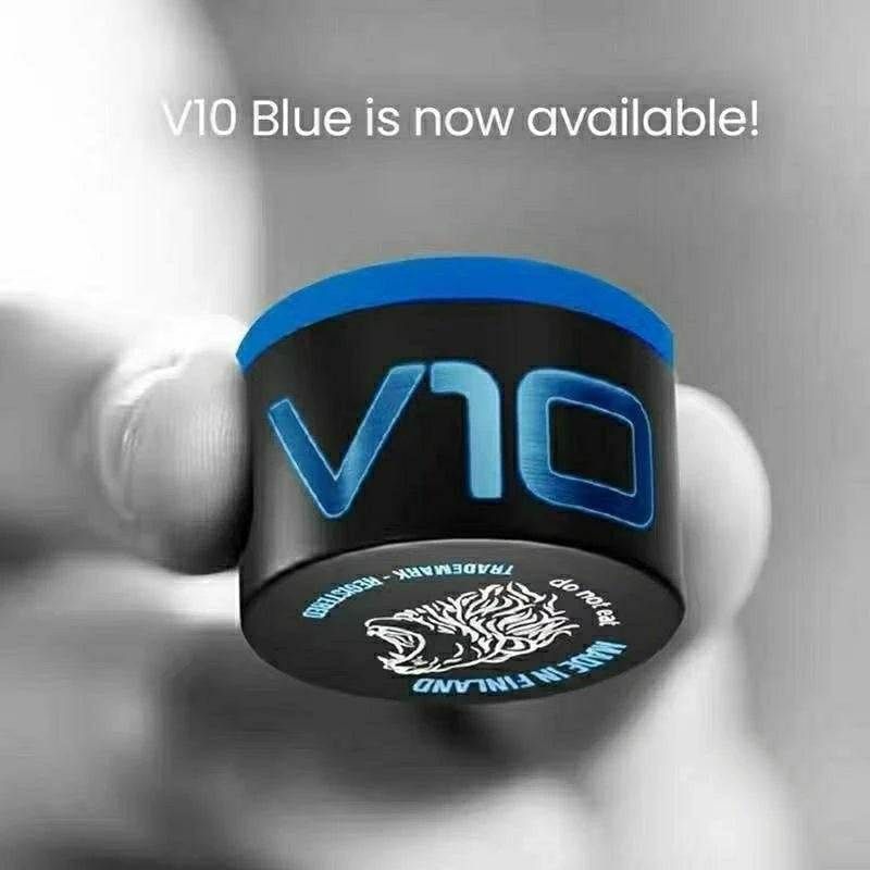 V10 Billiard Cue Chalk - Professional No-Slip Snooker & Pool Chalk in Blue or Green