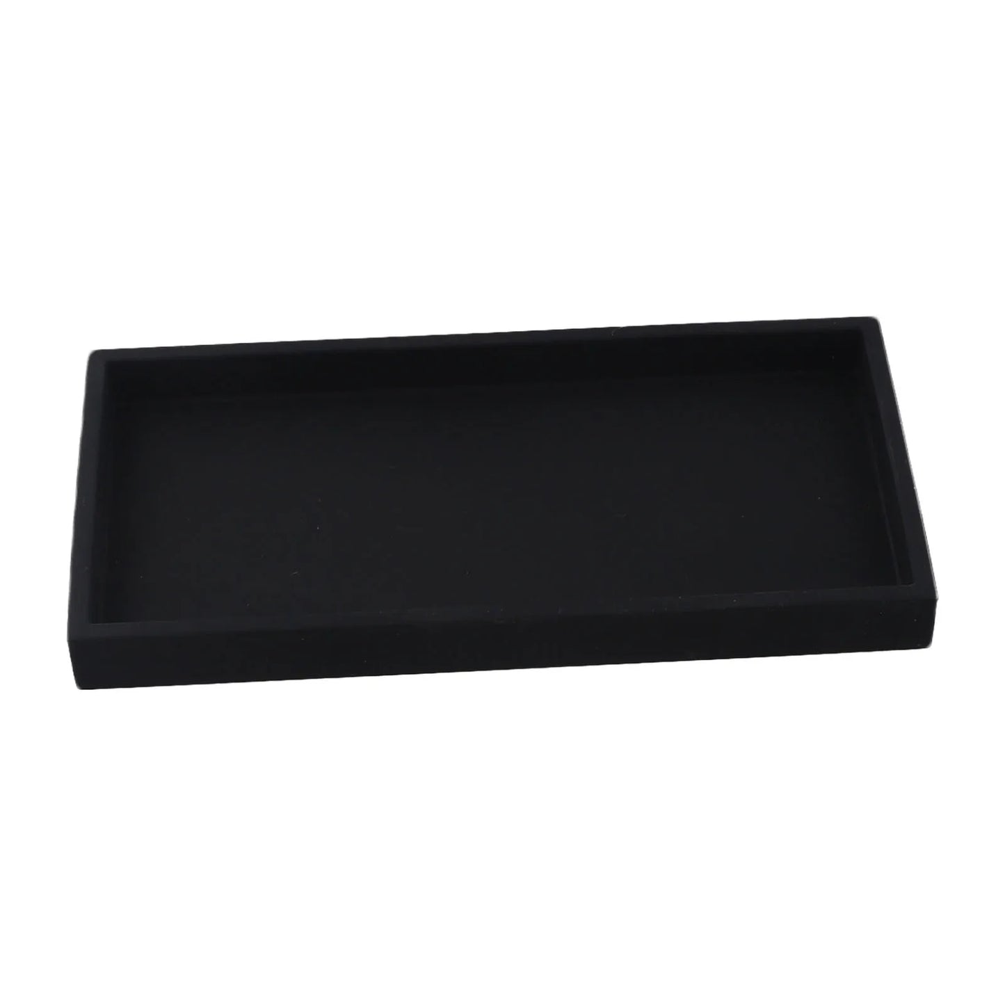 Silicone Bathroom Counter Tray – Vanity Organizer for Soap, Dispensers & Dressing Table Storage