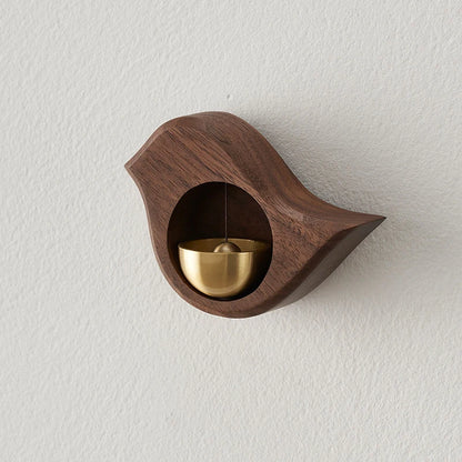 Wooden Landscape Door Bell – Magnetic Wind Chime for Home Entrance Alert & Decor