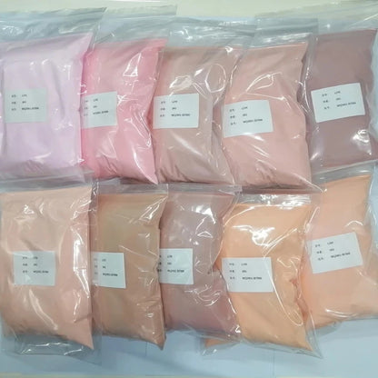 50g/100g Nude Nail Acrylic Powder Bulk Set – 4-in-1 Solid Crystal Extension, Dipping & Engraving Nail Art Monomer Wholesale