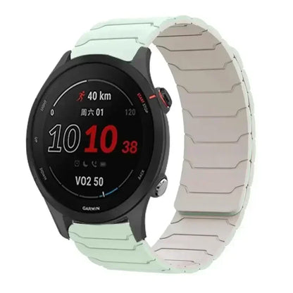 22mm Magnetic Silicone Watch Strap for NORTH EDGE APACHE-46 – Sport Replacement Wristband Bracelet Accessories