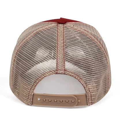 Lightweight Mesh Baseball Cap - Solid Color Breathable Summer Sun Hat for Men & Women
