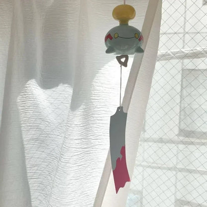 Anime Pokémon Chimecho Figure – Ceramic Wind Bell Pendant, Cute Home & Bedroom Decoration, Children’s Christmas & Birthday Gift