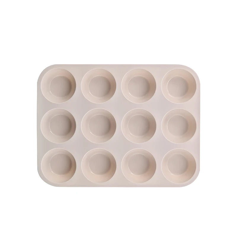12/24 Hole Silicone Baking Mold - 3D Sphere Chocolate Mold Cupcake Muffin Cake Pan for DIY Dessert Kitchen Tools