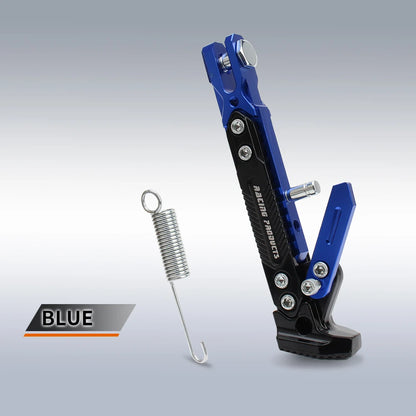 Motorcycle Kickstand Support — Universal Alloy Side Stand Bracket for Dirt Bikes & Motorbikes Tripod Foot Holder