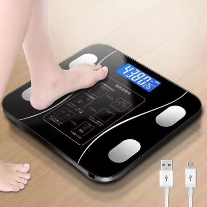 LED Smart Body Fat Scale — Bluetooth Digital Weight & Body Composition Scale with App Sync for Weight Loss