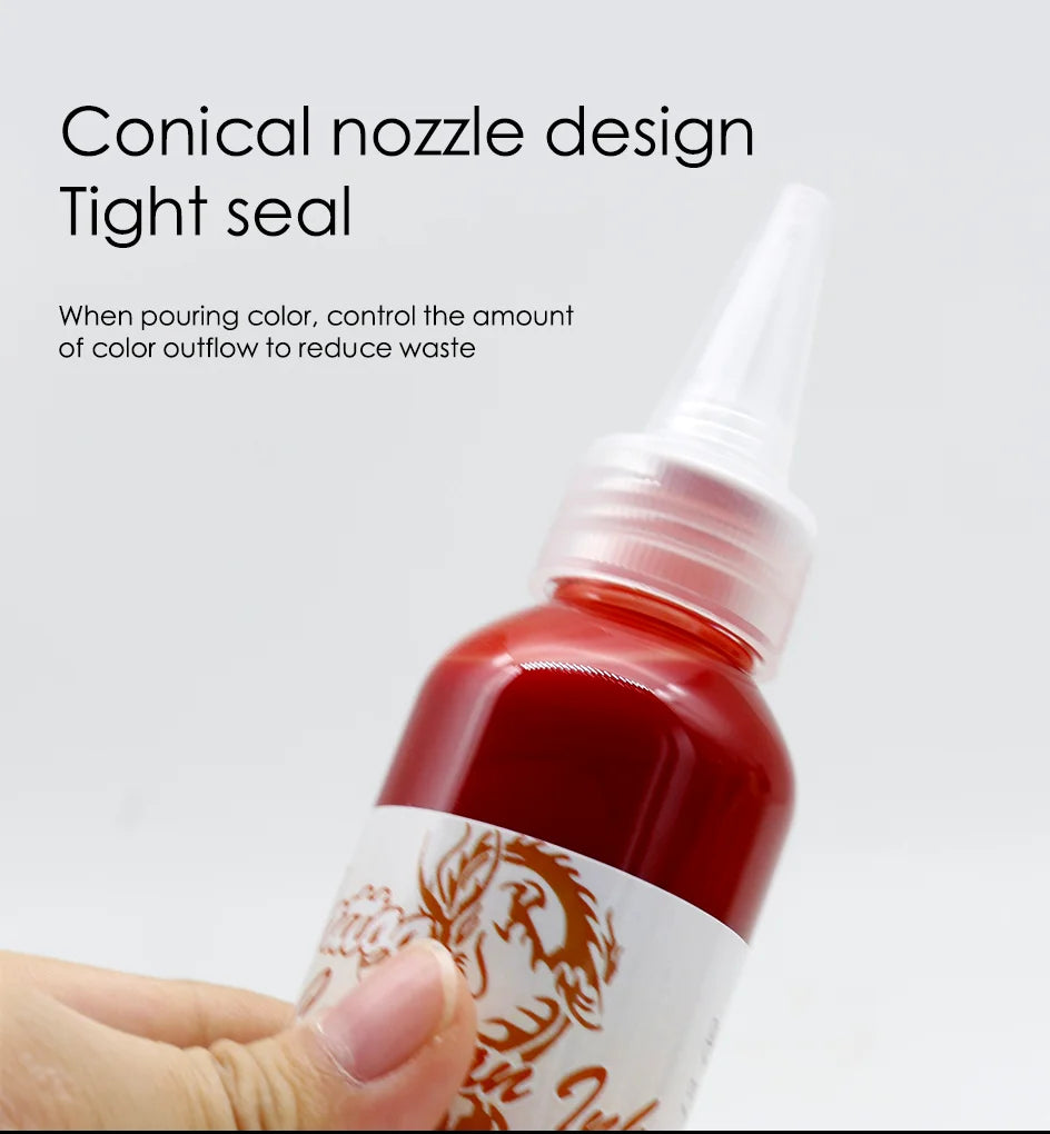 8-Color Airbrush Paint for Temporary Tattoos – 100ml Waterproof Body Art & Semi-Permanent Makeup