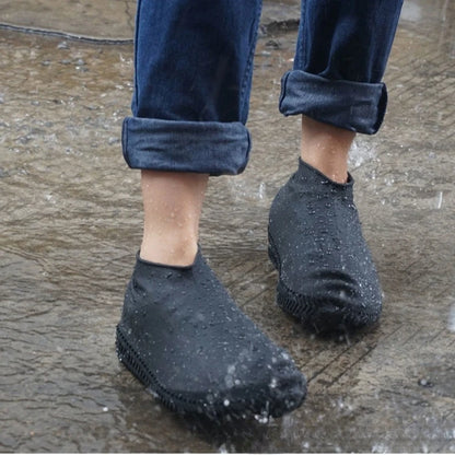 Reusable Non-Slip Rain Boot Covers – Waterproof Rubber Shoe Protectors for Outdoor & Home Use