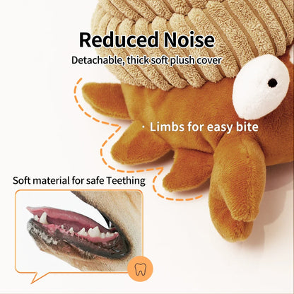 Interactive Plush Dog Toy – Dancing, Chew & Fetch Ball for Small Puppies