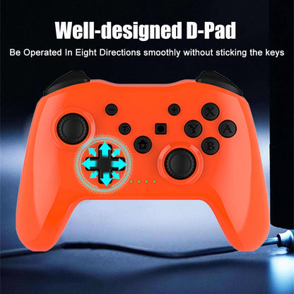 GAMINJA 360° Rocker Wireless Bluetooth Game Controller – Low Latency HD Vibration Gamepad for PC & Nintendo Switch Joystick