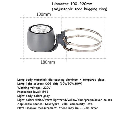 COB LED Garden Spotlight - 10W 20W 30W Outdoor Landscape Path & Yard Lighting