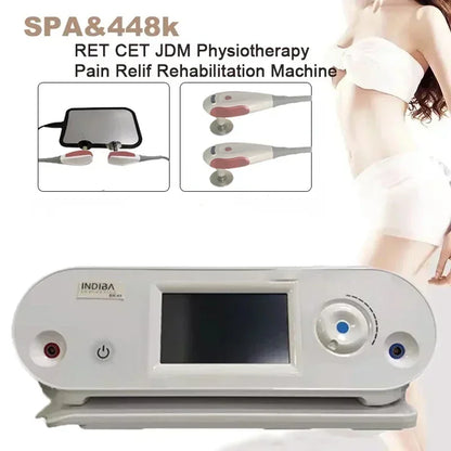 INDIBA 448kHz Body Slimming Machine – Home Weight Loss, RET CET Radiofrequency, TENS Tecar Therapy Physiotherapy
