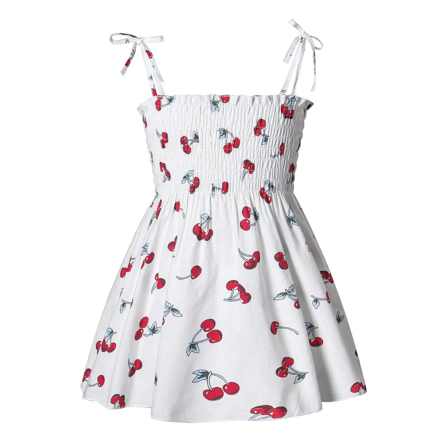 Summer Girls Princess Beach Dress – Strapless Floral Sleeveless Party & Casual Toddler Dress for Ages 1-6 Years
