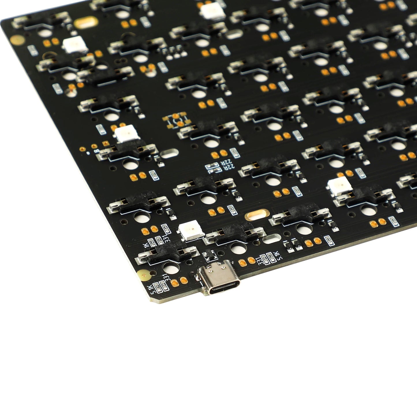 75% 84-Key QMK VIA ANSI ISO Hotswap PCB – Kailh Hot Socket Fully Programmable for YMD75 V2 & KDB75 Mechanical Keyboards