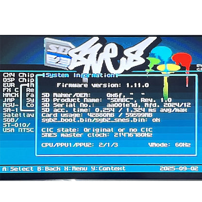 SD2SNES Rev.H Flash Cartridge - Multi Region SNES/SFC Game Adapter with FXPAK MSU Enhancement Support