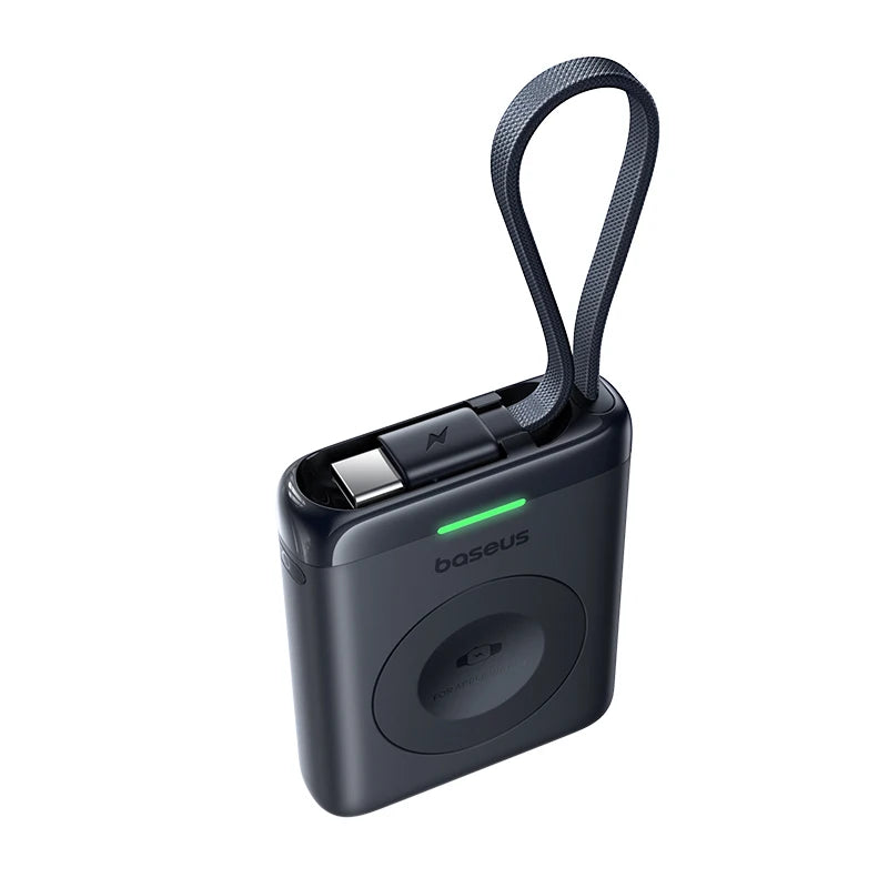 Baseus Magnetic Apple Watch Charger - 5W USB-C Wireless Charging Cable for Watch Series S1-S10, SE, SE2 & Ultra 2