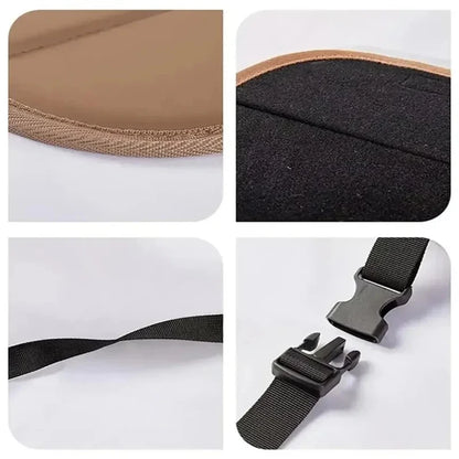 Portable Car Footrest Hammock - Adjustable Backseat Suspension Footrest for Travel, Office & Auto