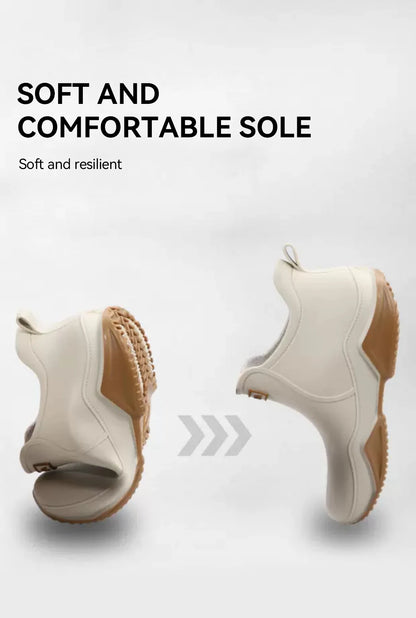 New Waterproof Rain Shoes for Women & Men – Ankle Rain Boots, Anti-Slip, Wear-Resistant, Plush for Summer & Winter