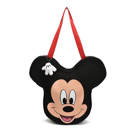 Disney Women’s Cartoon Canvas Shopping Bag – Large Capacity Fashion Shoulder Handbag Tote for Everyday Use for Women