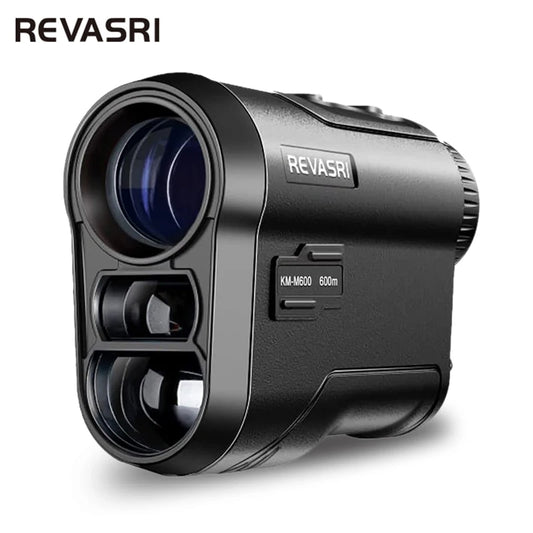 REVASRI Golf Laser Rangefinder 600M/Yard – USB Rechargeable with Slope Compensation, Flag Lock & Vibration