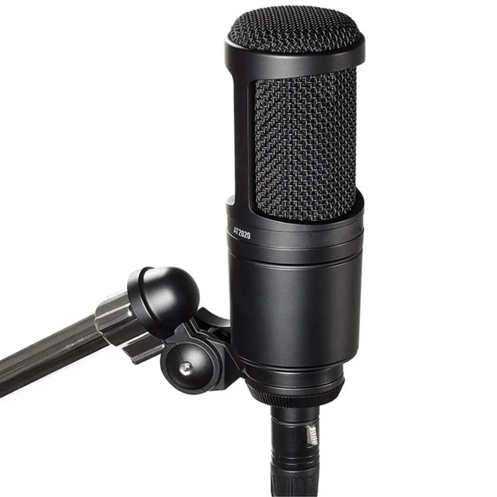 AT2020 Professional Cardioid Condenser Microphone - Wired for Vocal, Studio & Live Recording