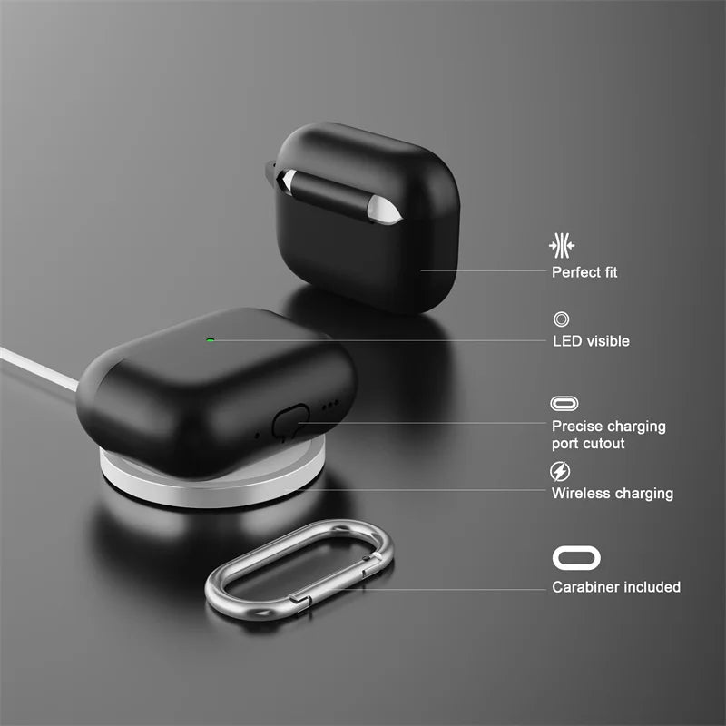 AirPods Pro 3 Silicone Case - Protective Bluetooth Earphone Cover for Apple AirPods Pro 3