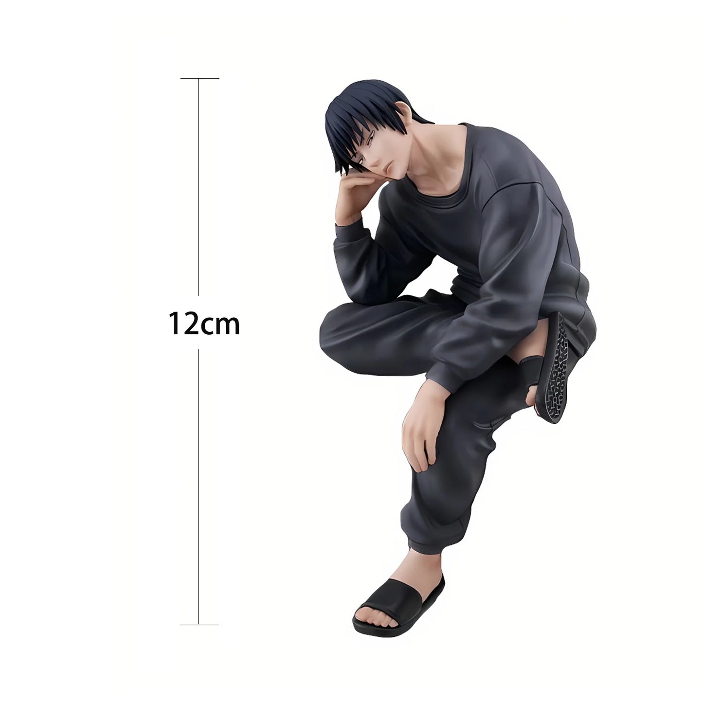 Jujutsu Kaisen Toji Fushiguro Figure - Sitting Pose Anime Collectible Decor Toy