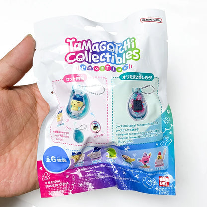 Bandai Tamagotchi Collectible Blind Box - V1–V4 and Paradise Mini Figure Pendants, Cute Bean Dolls and Character Toys