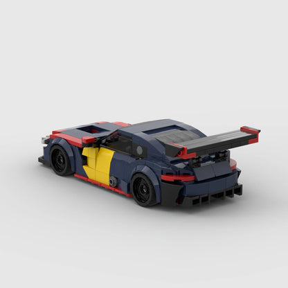 GT3 Supercar Building Blocks MOC-258495 - Racing Sports Car Model Assembly Bricks for Adults and Collectors