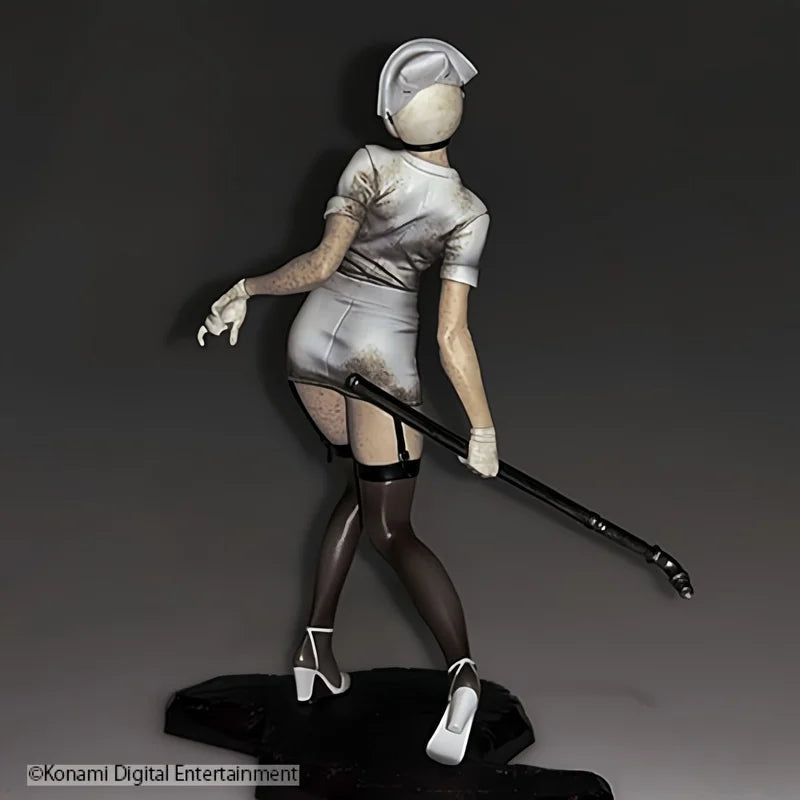 Silent Hill Figure – Bubble Head Nurse Red Pyramid Head Ornament, Horror Collectible Toy Gift
