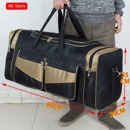 90L Large Travel Duffel Bag - Spacious Camping, Gym & Sports Shoulder Bag for Men & Women