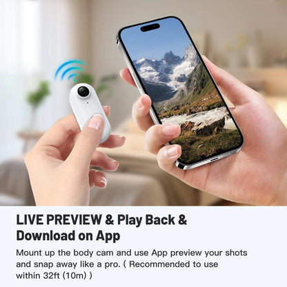 4K/1080P Outdoor Sports Action Camera – Mini Helmet & Bike Cam for Motorcycle, Bicycle & Body Video Recording