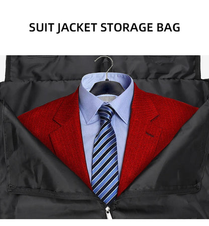 Convertible Garment Bag for Travel - Large Capacity Duffel with Shoe Pouch for Weekend & Business Trips (XM130)