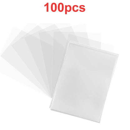 100/300-Piece Trading Card Sleeves - 66 × 91mm Clear Protective Card Holders for Italian Brainrot Collectible Cards