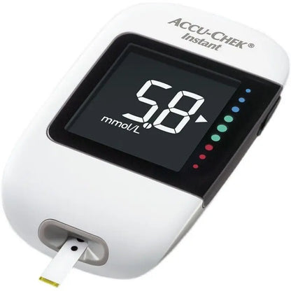 Roche Accu-Chek Instant Blood Glucose Test Strips - Diabetes Testing Supplies with Blood Collection Needles