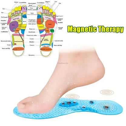 Magnetic Acupressure Foot Massage Insoles – Silicone Pain Relief & Therapy Inserts