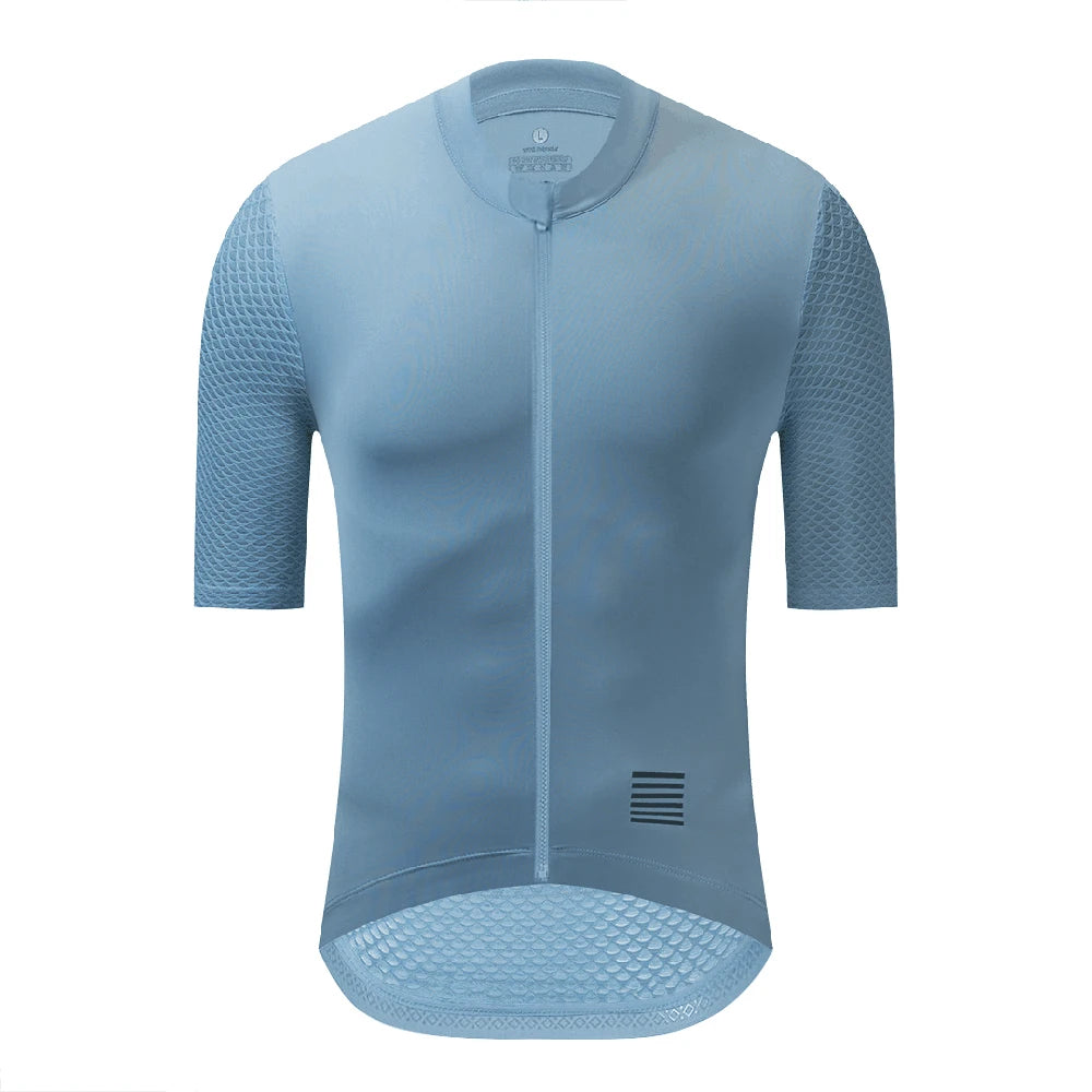 YKYWBIKE Cycling Jersey & Bib Shorts Set — Classic MTB Bike Clothing with Reflective Details