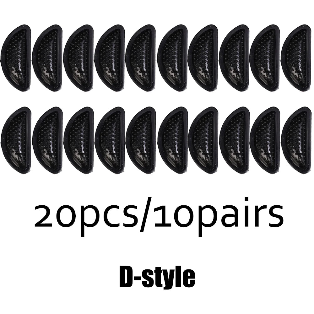 Anti-Slip Silicone Nose Pads for Glasses – Transparent Soft Self-Adhesive Eyewear Cushions