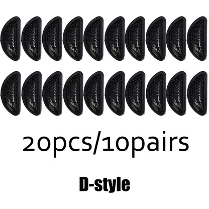 Anti-Slip Silicone Nose Pads for Glasses – Transparent Soft Self-Adhesive Eyewear Cushions