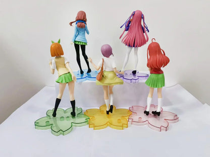 18cm Quintessential Quintuplets Anime Figure – Nakano Ichika Nino Itsuki PVC School Uniform Doll Toy