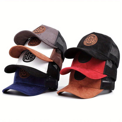 Summer Mesh Baseball Cap – ENJOY LIFE Letter Patch Snapback Hat for Men & Women, Breathable Unisex Hip Hop Trucker Cap