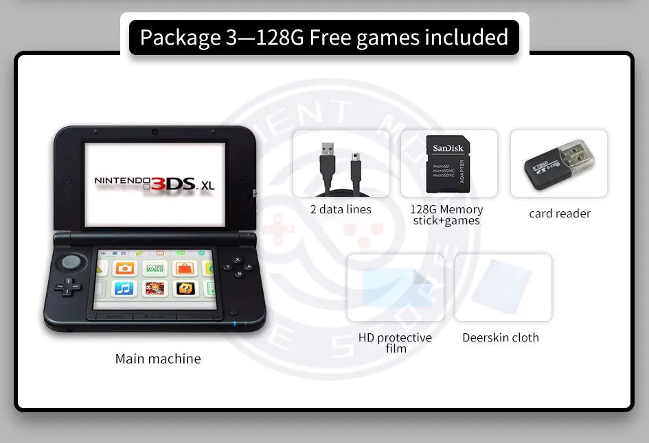 Original/Refurbished 3DSXL/3DSLL Handheld Game Console – Free Pokémon Sun/Moon Games