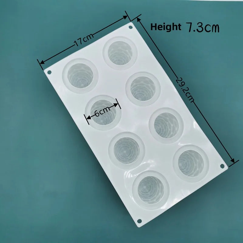 French Dessert 3D Lemon Silicone Mold – Cake, Brownie & Mousse Decorating Pastry Baking Tool