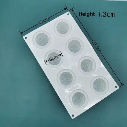 French Dessert 3D Lemon Silicone Mold – Cake, Brownie & Mousse Decorating Pastry Baking Tool