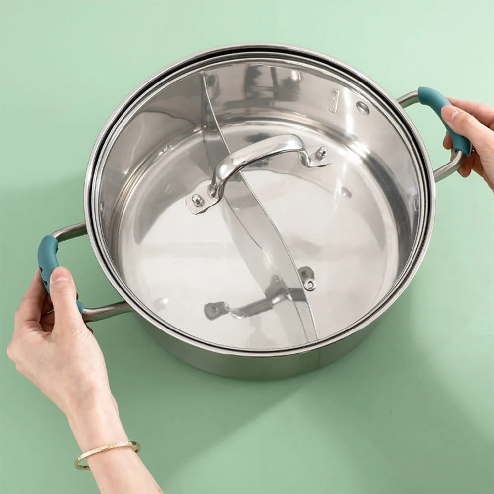 Protect Your Hands with 2Pcs Silicone Pan Handle Covers - Heat Insulation Assist Handle Holders for Kitchen Gadgets