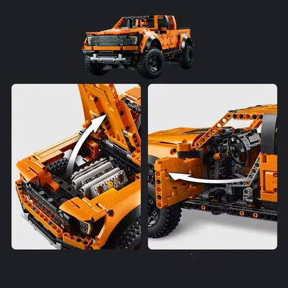 2024 New 1379PCS F-150 Truck Car Building Blocks – Off-Road Pickup Bricks MOC 42126 Toy for Kids, Boys Birthday Gifts