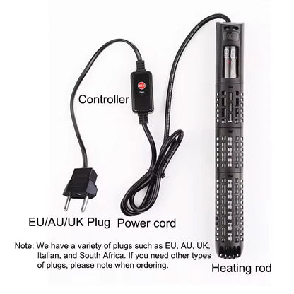 Aquarium Submersible Heater - Water Heating Rod with Temperature Control for Fish Tanks, 220-240V, 50-500W