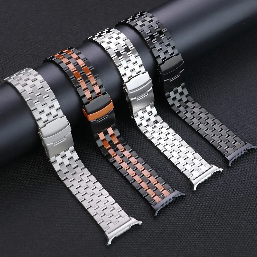 Stainless Steel Band for Samsung Galaxy Watch Ultra 2025 – Metal No-Gap 47mm Bracelet Strap